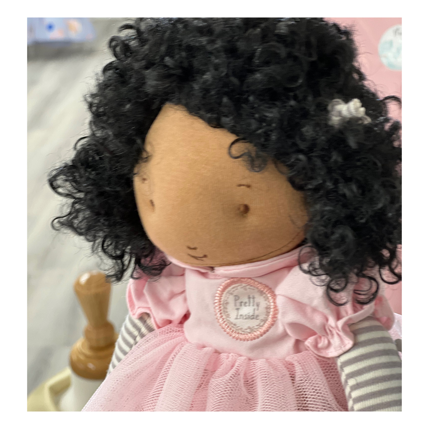 Pretty Girl Inside And Out Doll & Book Gift Set - Black Hair