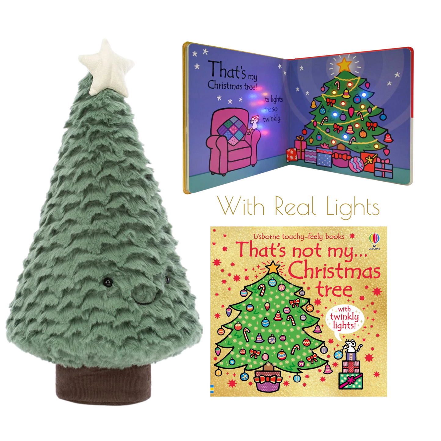 That’s Not My Christmas Tree and Jellycat Amuseable Blue Spruce Christmas Tree
