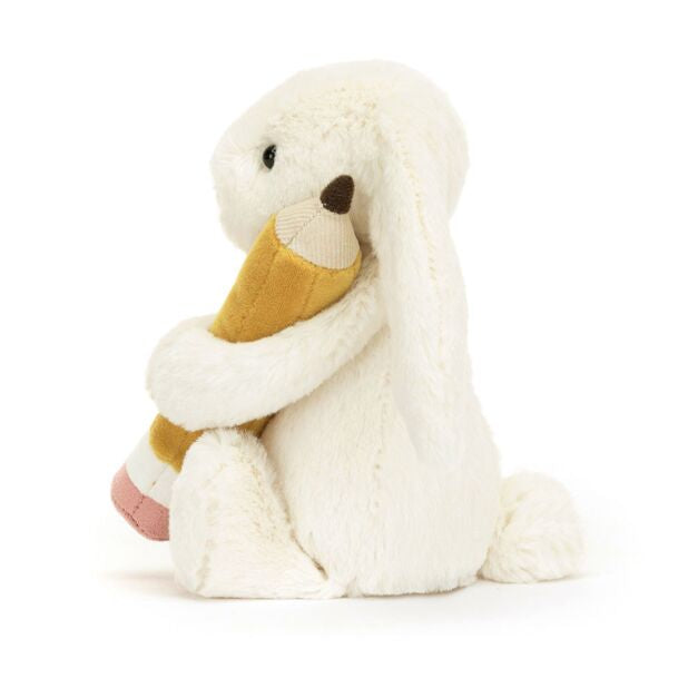 Jellycat Bashful Bunny With Pencil (Retired)