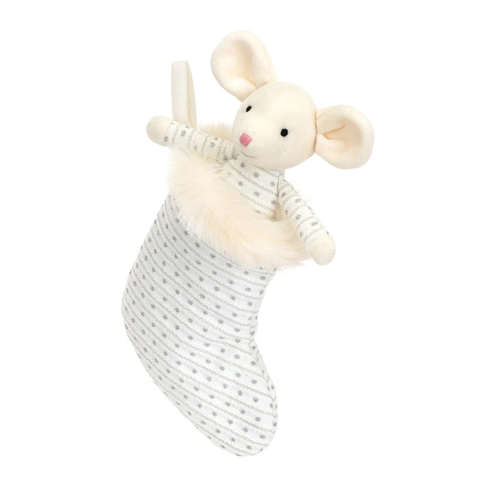 Jellycat Shimmer Shimmer Stocking Mouse