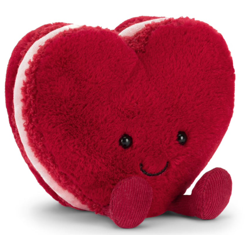 Jellycat Amuseables Arlette Heart Macaron (Hard to Find)