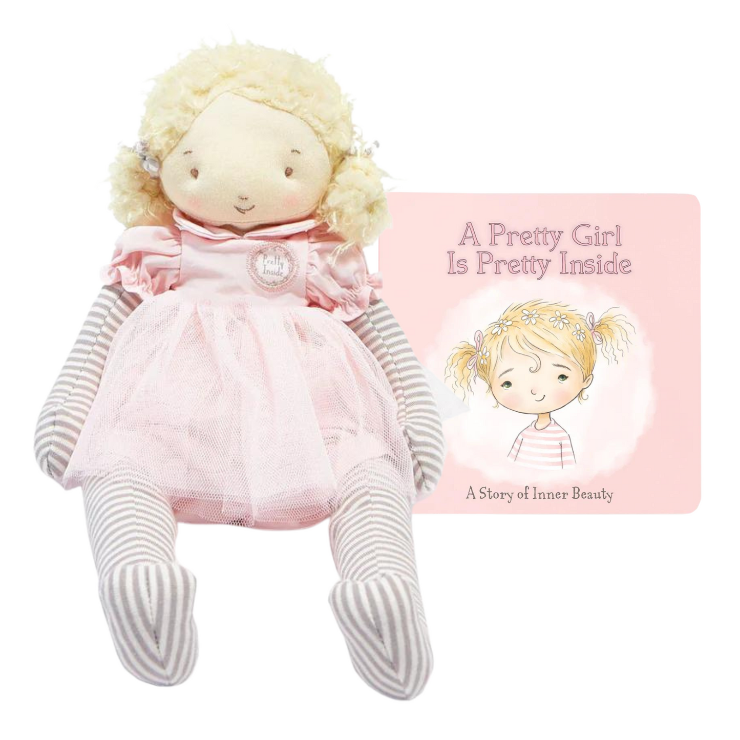 Elsie Pretty Girl Inside and Out Doll and Book Set Blonde