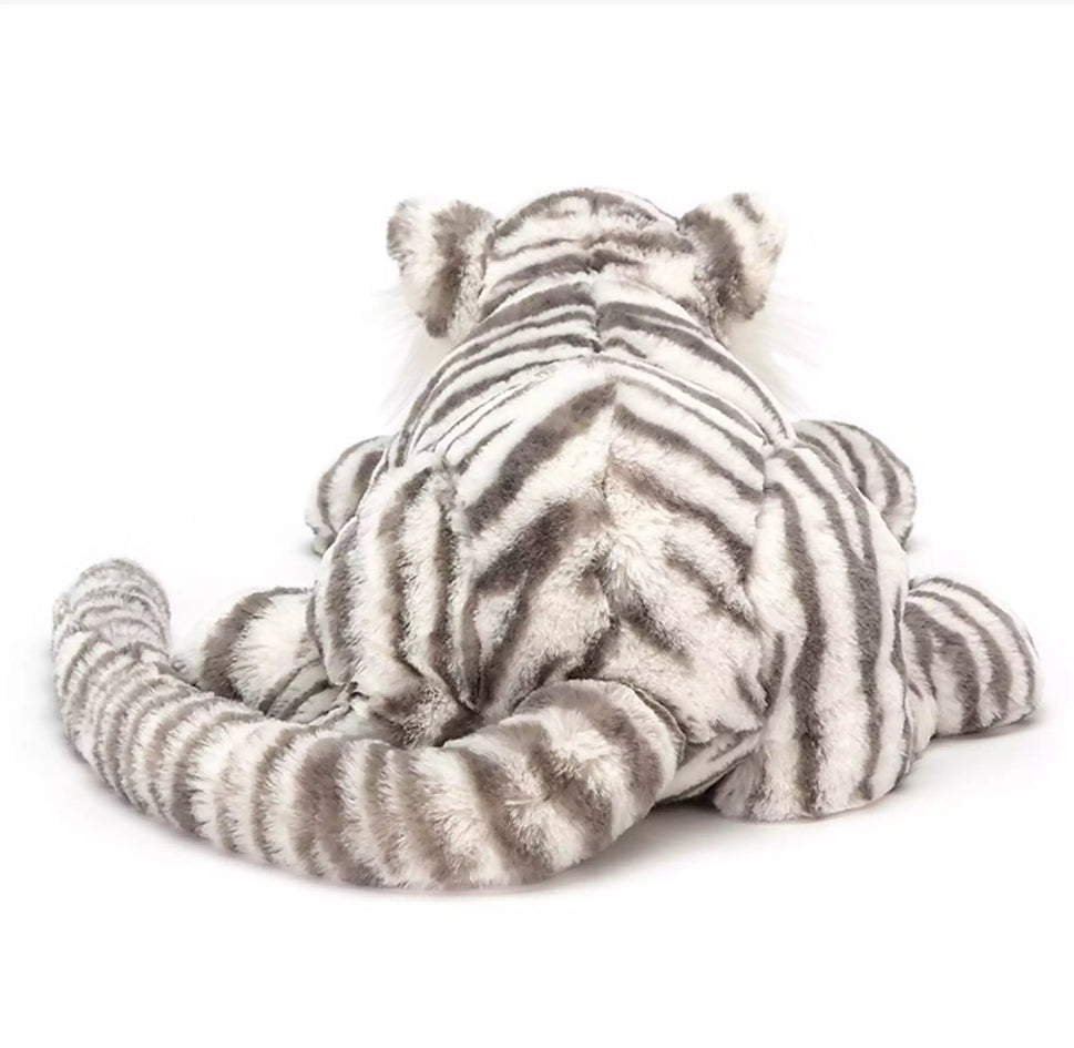 Jellycat Sacha Snow Tiger Little (Rare Find)