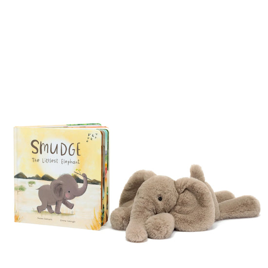 Jellycat Smudgee The Littlest Elephant Book
