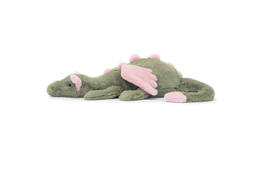 Jellycat Malachy Dragon (With Personalised Dust Bag)