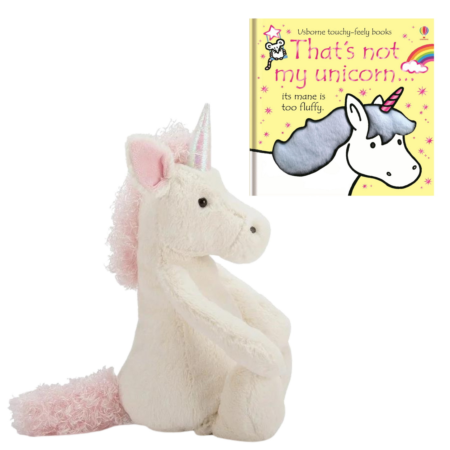 That’s Not My Unicorn Book And Jellycat Bashful Unicorn Medium