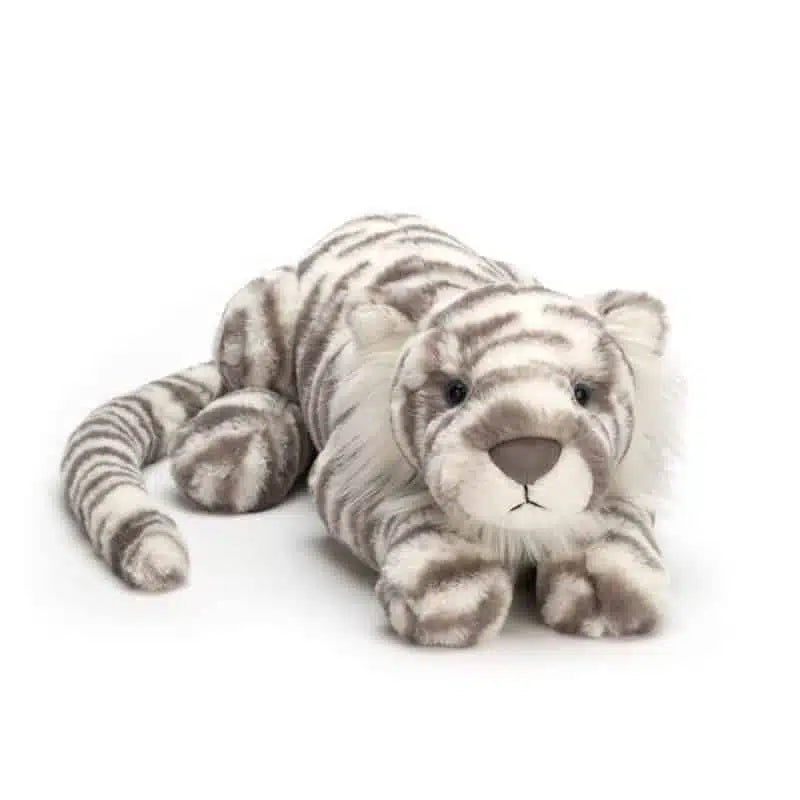 Jellycat Sacha Snow Tiger Little (Rare Find)
