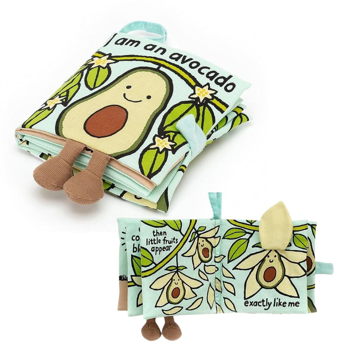 Jellycat I’m An Avocado Fabric Book & Amuseable Avocado – Stork in the City