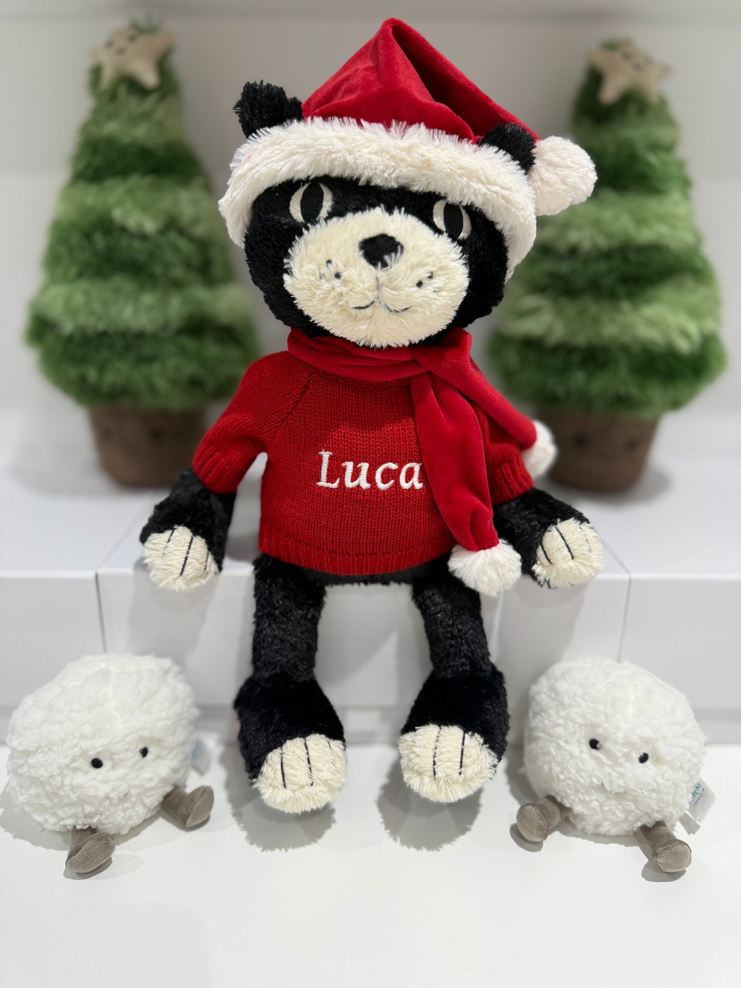 Jellycat Jack With Personalised Red Jumper