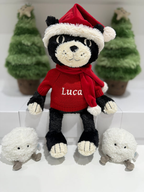 Jellycat Jack With Personalised Red Jumper