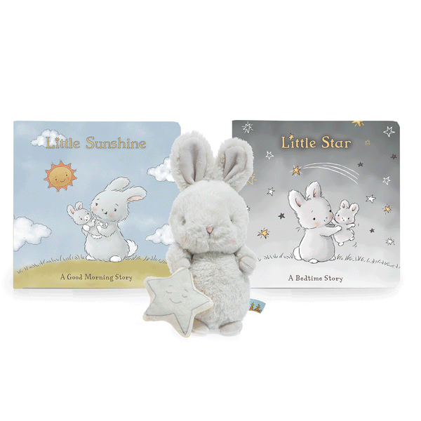 Little Sunshine Book and Bloom Plush Bunny