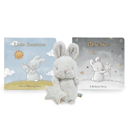 Load image into Gallery viewer, Little Sunshine Book and Bloom Plush Bunny
