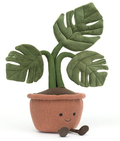 Jellycat Amuseables Monstera Plant (Retired & Rare)