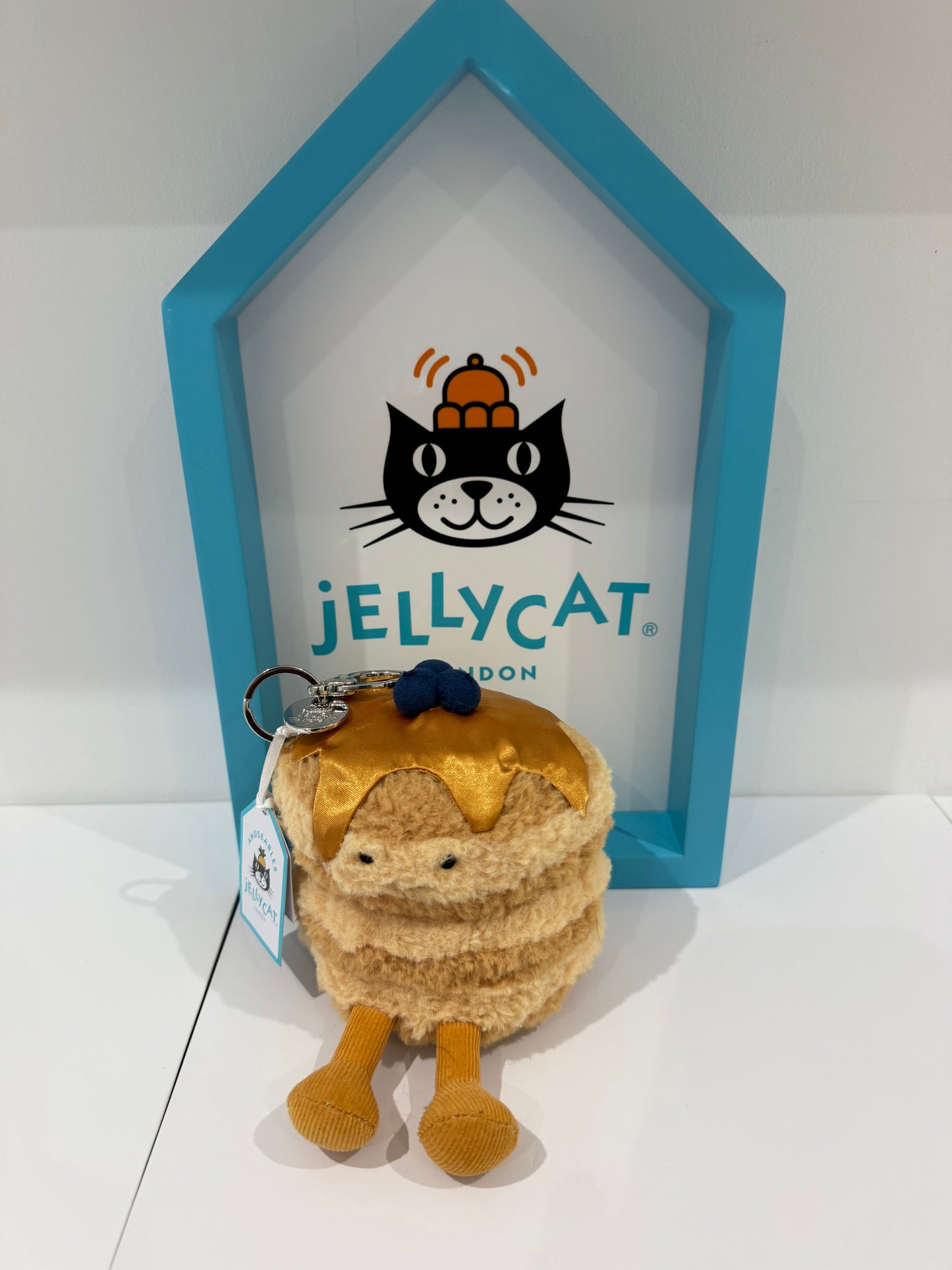 Jellycat Amuseables Fran Pancakes Bag Charm (Rare Exclusive)