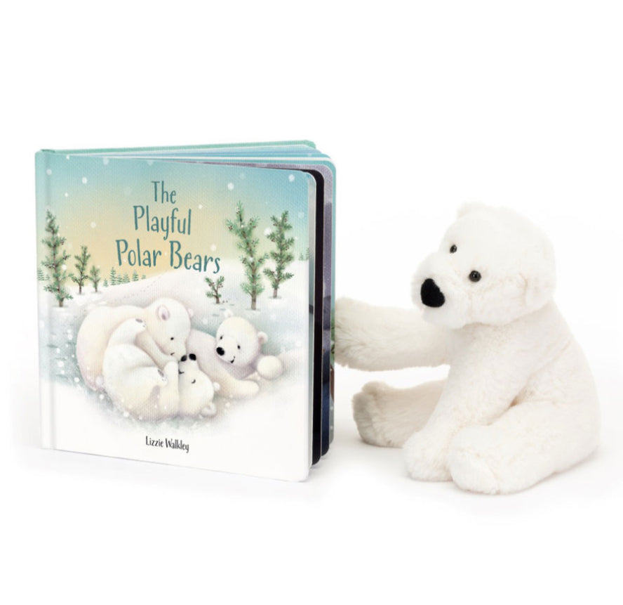 The Playful Polar Bears Book And Perry Polar Bear Small