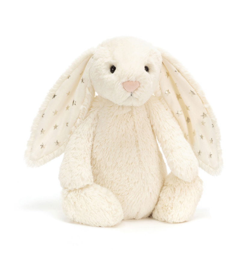 Jellycat Bashful Twinkle Bunny Cream