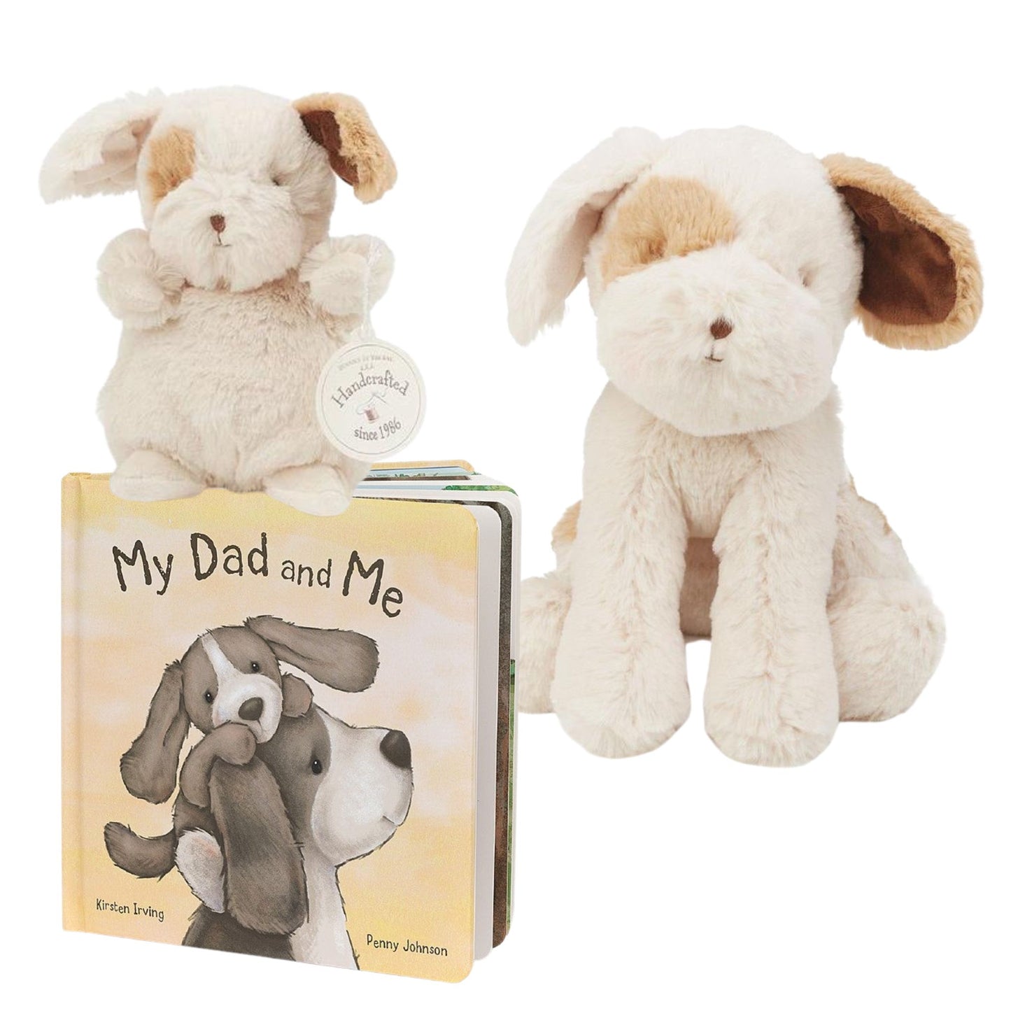 Load image into Gallery viewer, Jellycat My Dad and Me Book, Big Skipit and Little Skipit Puppies

