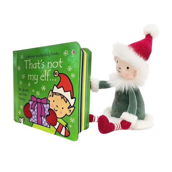 Load image into Gallery viewer, Jellycat That’s not my Elf Little Leffy Elf Gift Set
