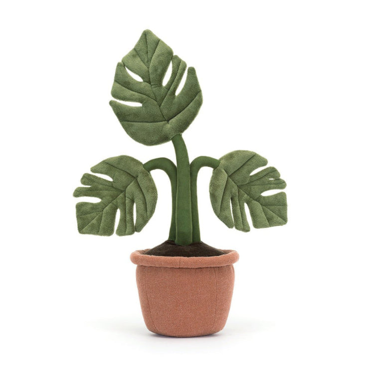 Jellycat Amuseables Monstera Plant (Retired & Rare)