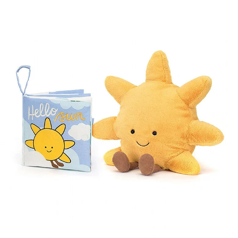 Jellycat Hello Sun Fabric Book And Amuseable Sun