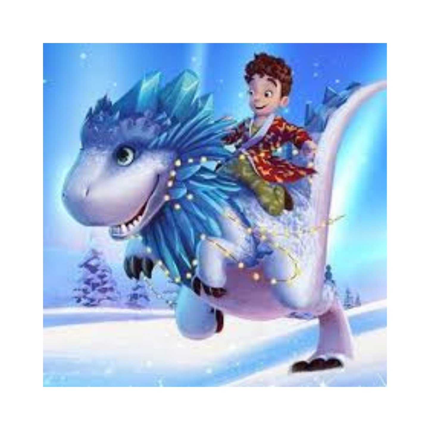 Load image into Gallery viewer, Christmasaurus Book and Jellycat Fossily T-Rex Dinosaur
