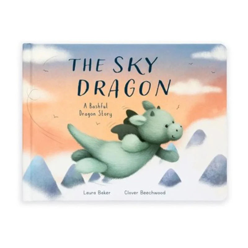 Jellycat Bashful Dragon and Sky Dragon Book (Hart to Find)