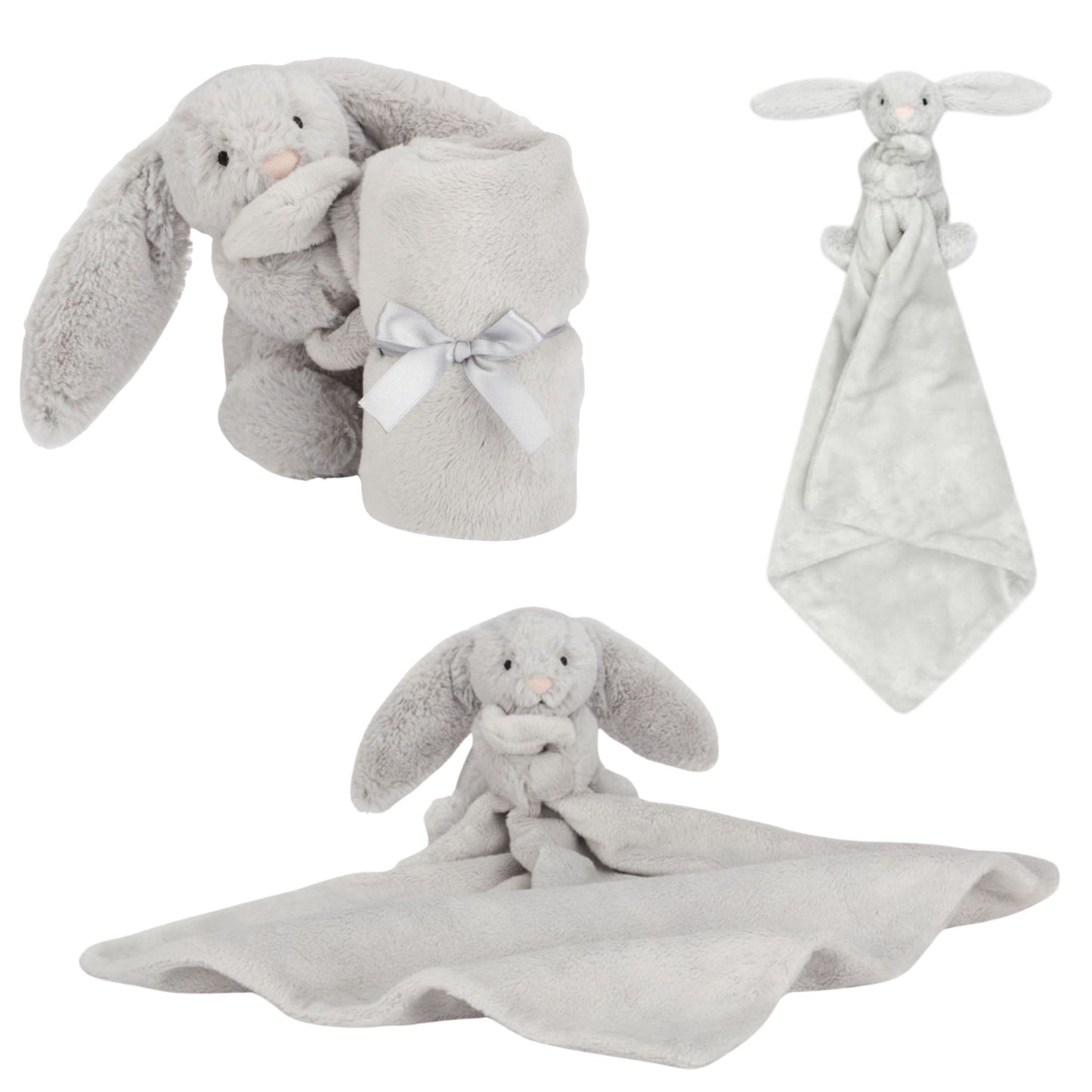 Jellycat Bashful Silver Bunny Soother