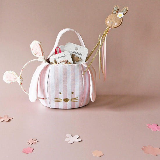 Rockahula Stripy Bunny Bucket Bag