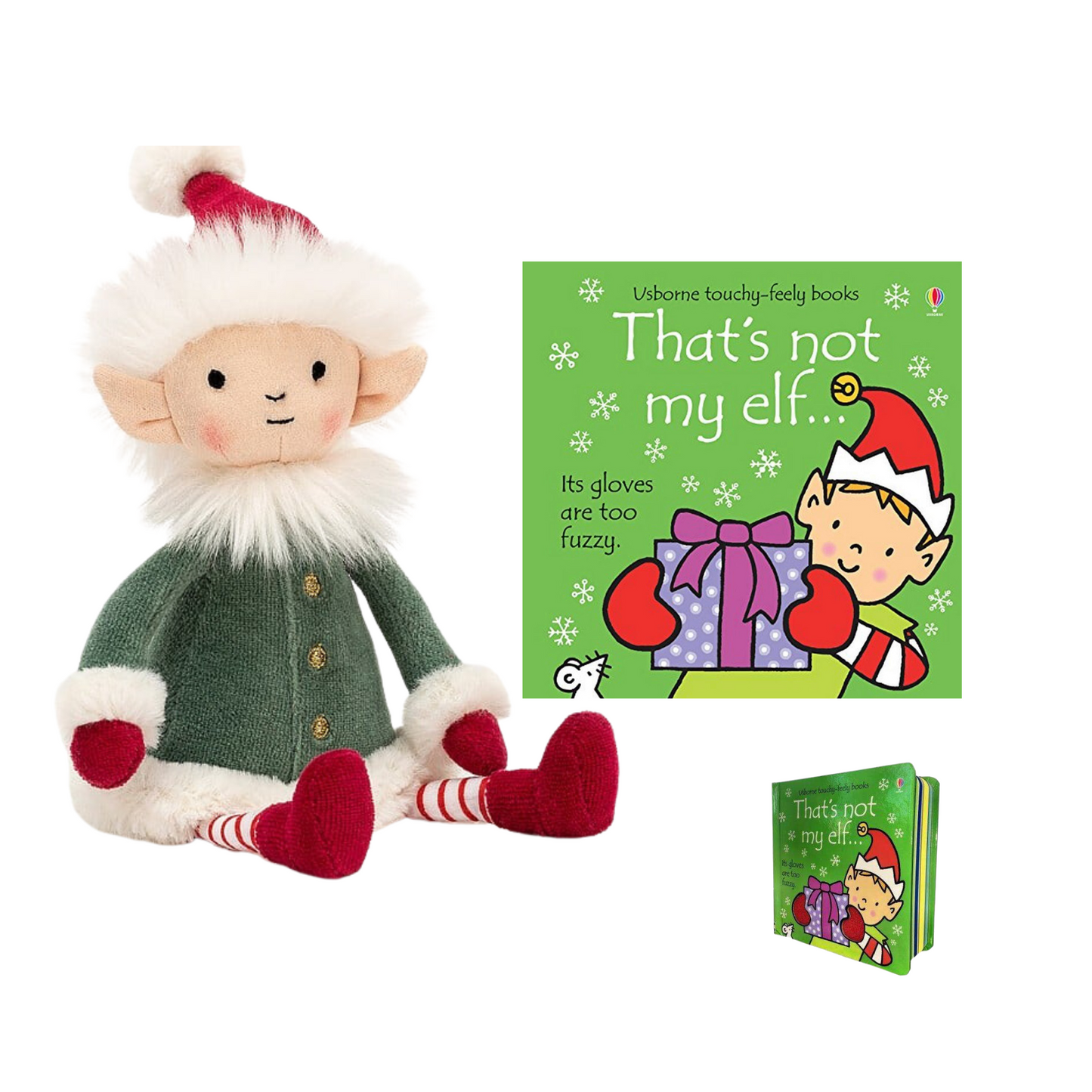 Jellycat That’s not my Elf Little Leffy Elf Gift Set