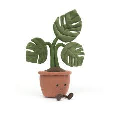 Jellycat Amuseables Monstera Plant (Retired & Rare)