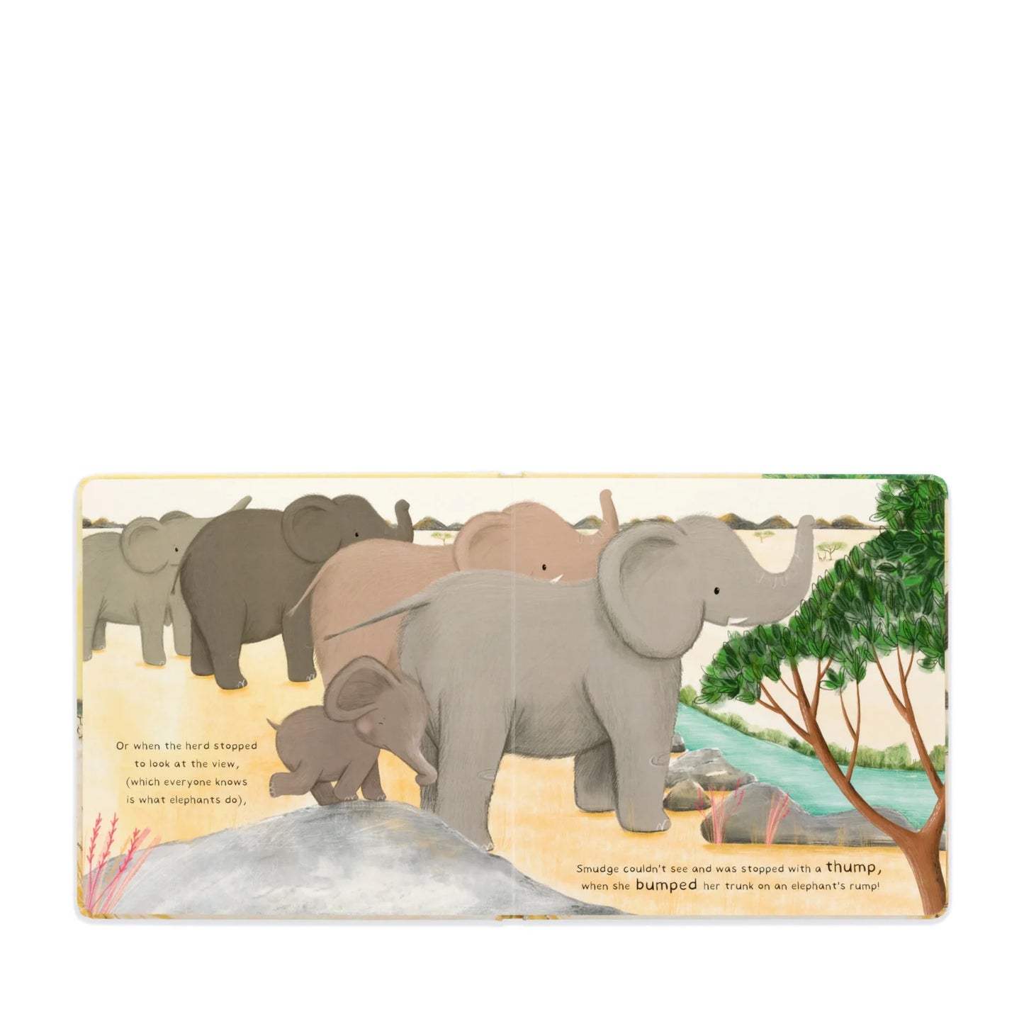 Jellycat Smudgee The Littlest Elephant Book