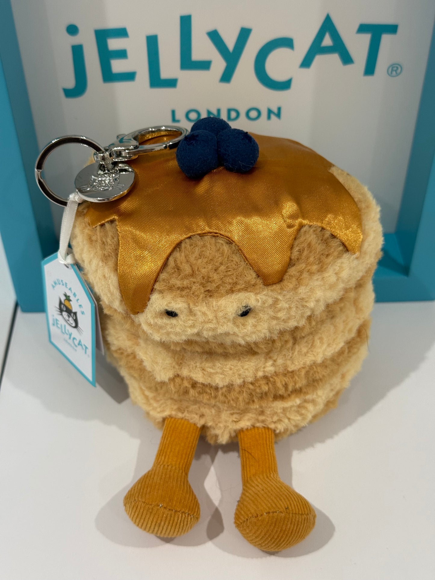 Jellycat Amuseables Fran Pancakes Bag Charm (Rare Exclusive)
