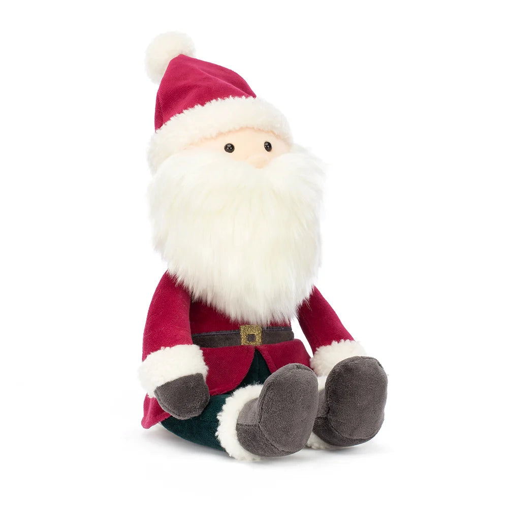 Load image into Gallery viewer, Jellycat Large Jolly Santa and That’s Not my Santa Book Set
