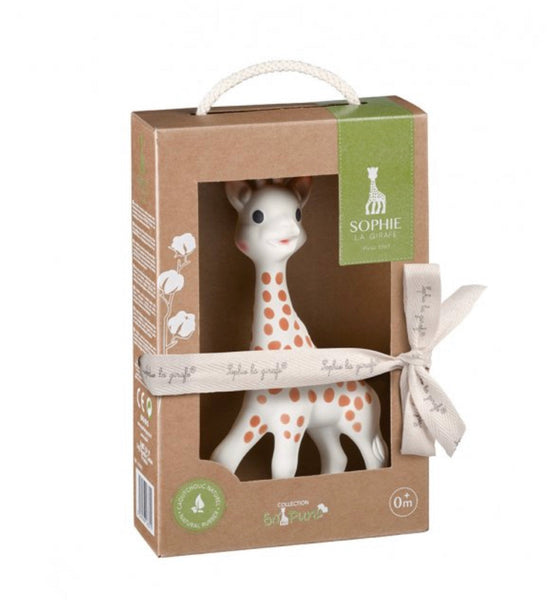 SOPHIE LA GIRAFE CANDY STRIPE 3 PIECE PERSONALISED GIFT SET