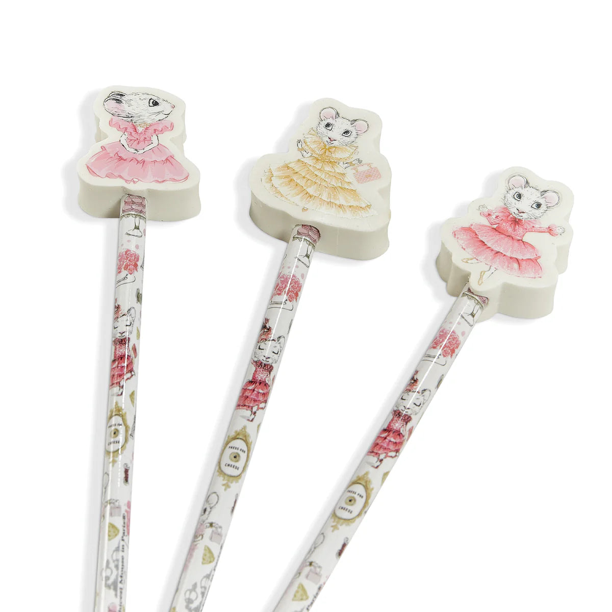 Claris the Chicest Mouse in Paris - Pencil and Erasers Set (Retired)
