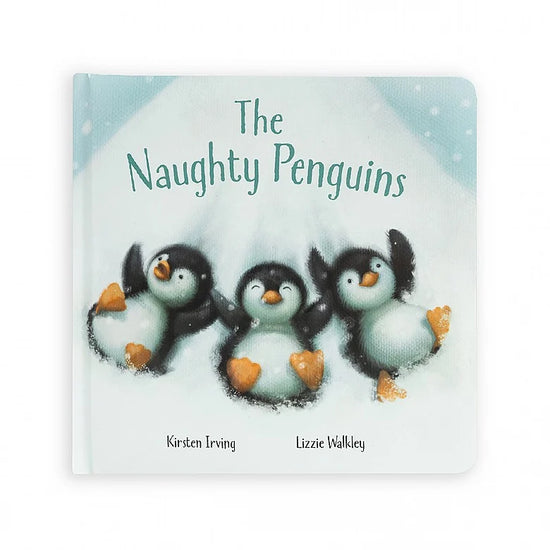 Jellycat The Naughty Penguins Book And Peanut Penguin Medium