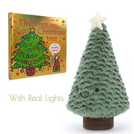 Load image into Gallery viewer, That’s Not My Christmas Tree and Jellycat Amuseable Blue Spruce Christmas Tree
