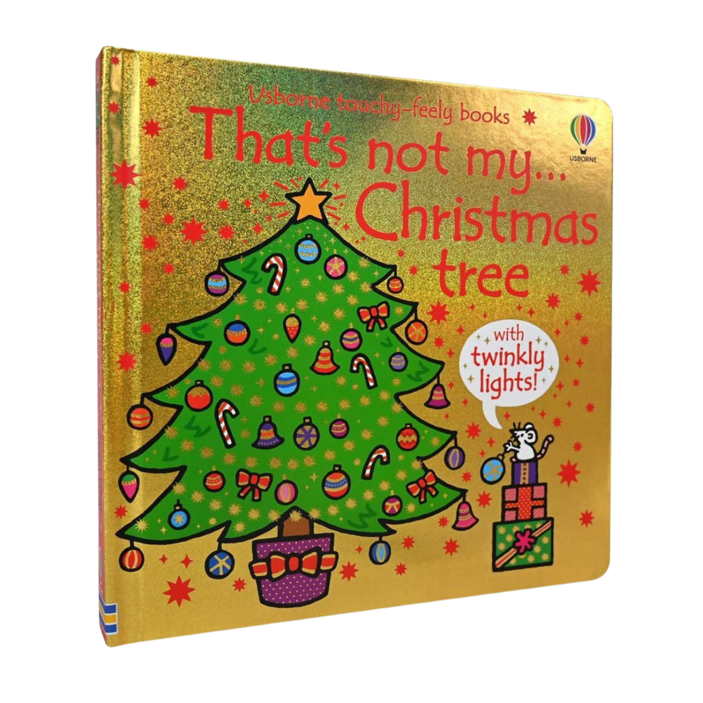 That’s Not My Christmas Tree Book and Jellycat Amuseable Gold Christmas Tree