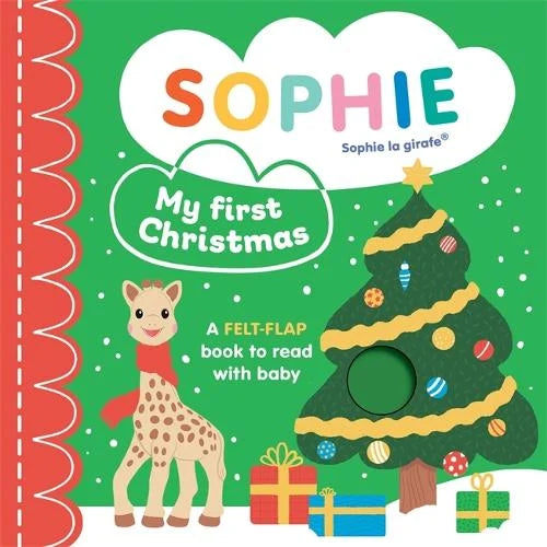 Sophie La Girafe My First Christmas Book,Comforter & Teether Toy Gift Set