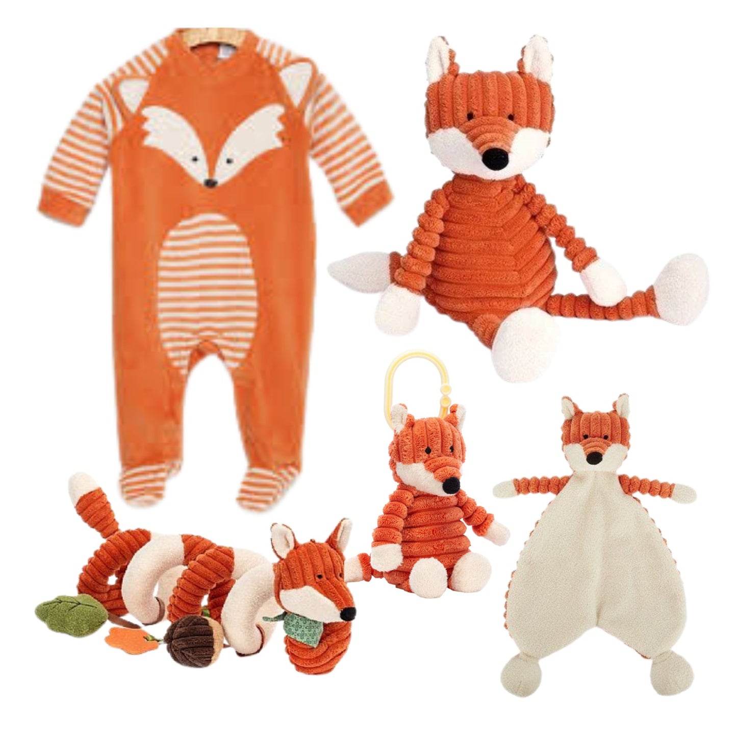 Jellycat Cordy Roy Fox Baby Gift Set and Outfit (Retired)