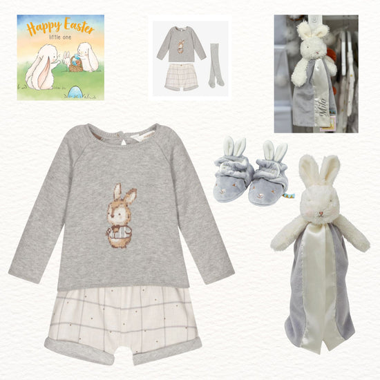 Grey Mayoral 3 Piece Bunny Outfit & Gift Set