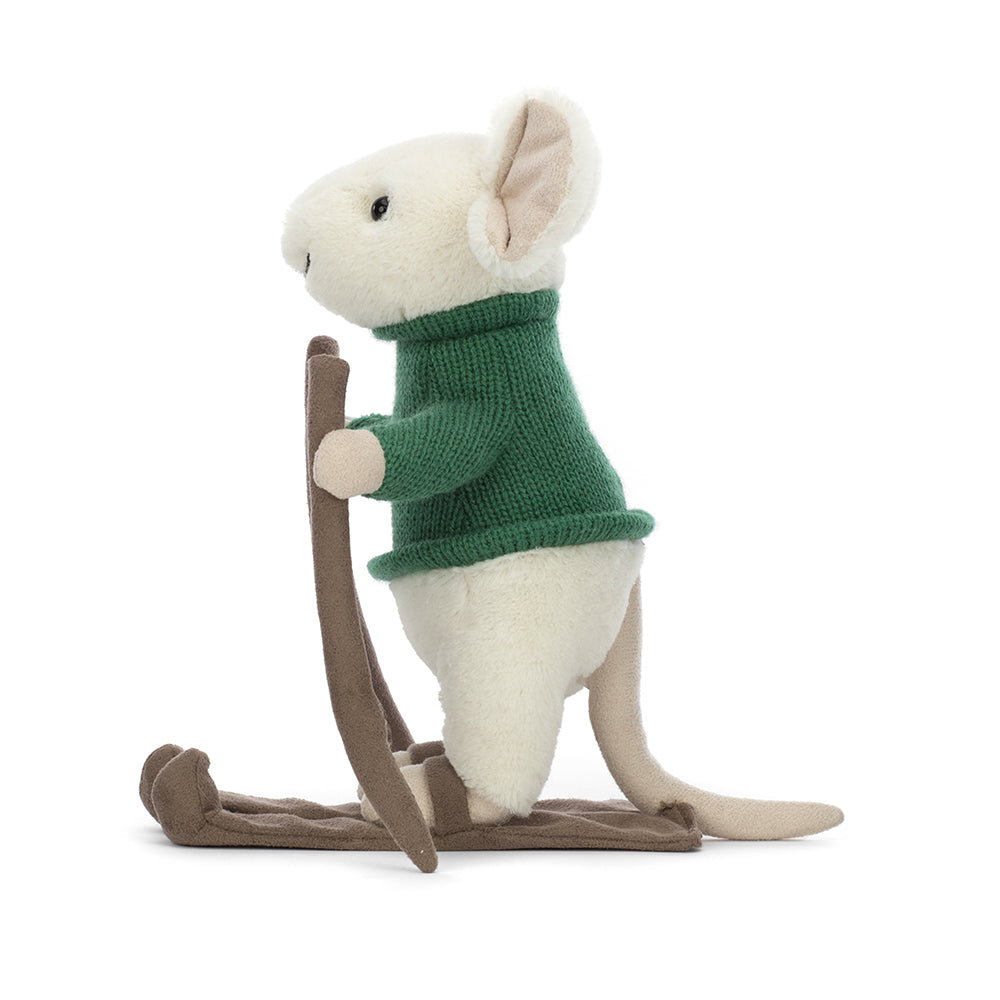 Load image into Gallery viewer, Jellycat Merry Mouse Skiing
