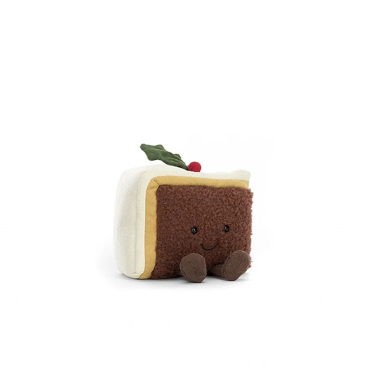 Load image into Gallery viewer, Jellycat Amuseable Slice Of Christmas Cake
