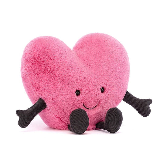 Jellycat Amuseable Pink Heart Little & Large