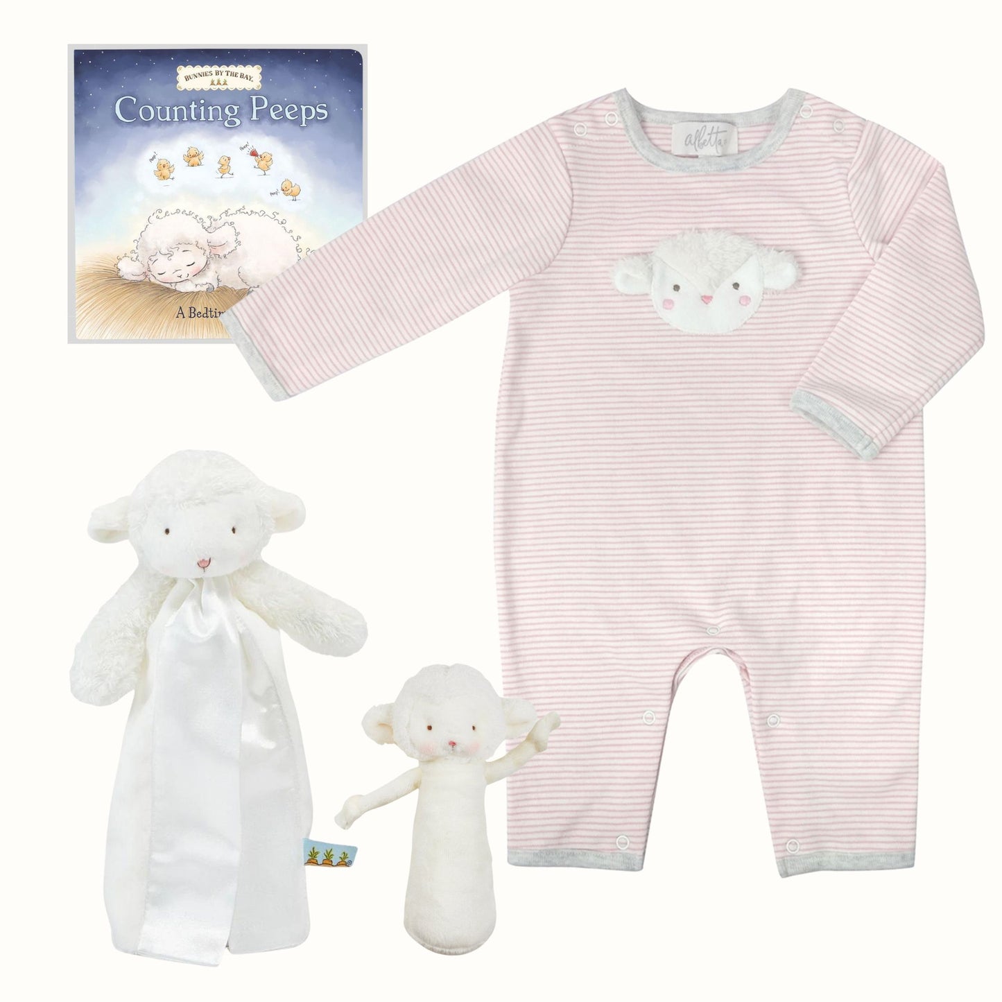 Load image into Gallery viewer, Counting Peeps and Wearing Sheep Baby Gift Set
