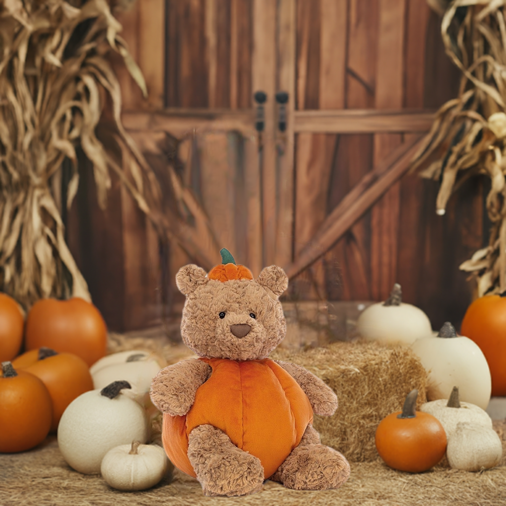 Jellycat Bartholomew Bear Pumpkin