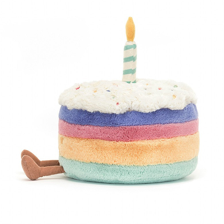 Load image into Gallery viewer, Jellycat Amuseable Rainbow Birthday Cake
