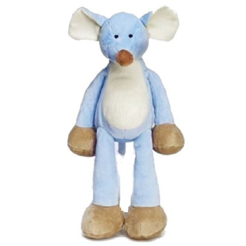 Diinglisar Blue Mouse Slippers 6-12 months