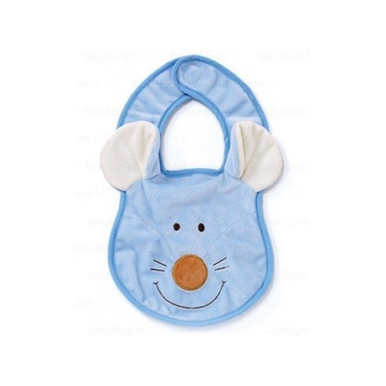 Diinglisar Blue Mouse Slippers 6-12 months