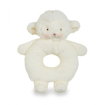 Load image into Gallery viewer, Kiddo Ring Rattle - Soft White
